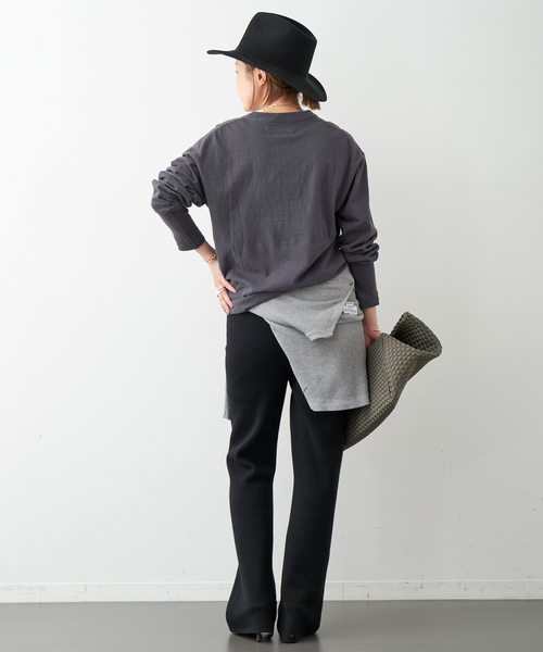 「AMERICANA」 長袖カットソー FREE ブラック系その他 レディース_画像9