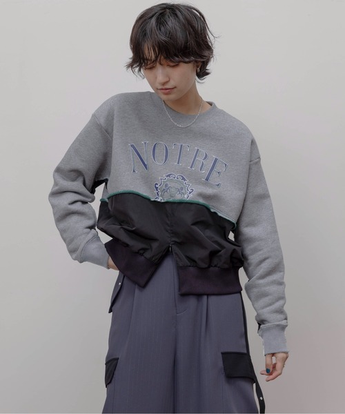 「Eimee Law」 スウェットカットソー FREE グレー レディースの画像