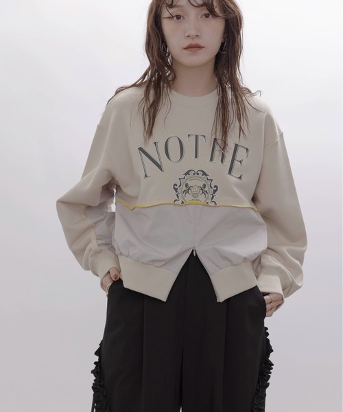 「Eimee Law」 スウェットカットソー FREE グレー レディースの画像