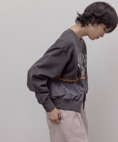 「Eimee Law」 スウェットカットソー FREE グレー レディースの画像