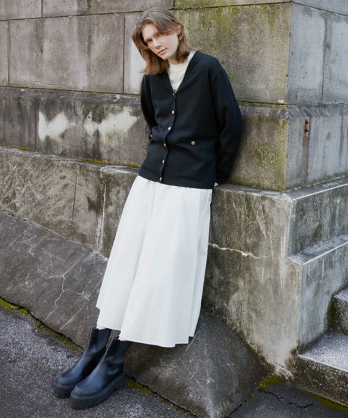 「Mila Owen」 ロングスカート 1 ホワイト レディース_画像4