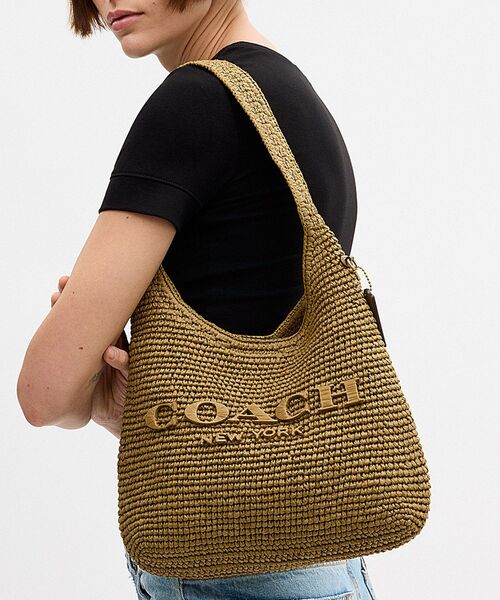 ユウコーチ　カゴバック COACH（コーチ） かごバッグ カゴバッグ ブルックリン ショルダー