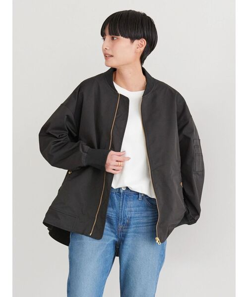 「AMERICAN HOLIC」 ブルゾン M カーキ レディース_画像4
