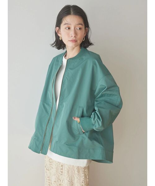「AMERICAN HOLIC」 ブルゾン M カーキ レディース_画像8