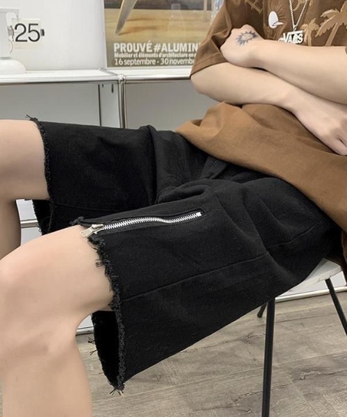 専用❣️LGBハーフパンツ2点セット❣️ link lot ハーフパンツ ジーンズ 短パン 切りっぱなしZIPデザイン