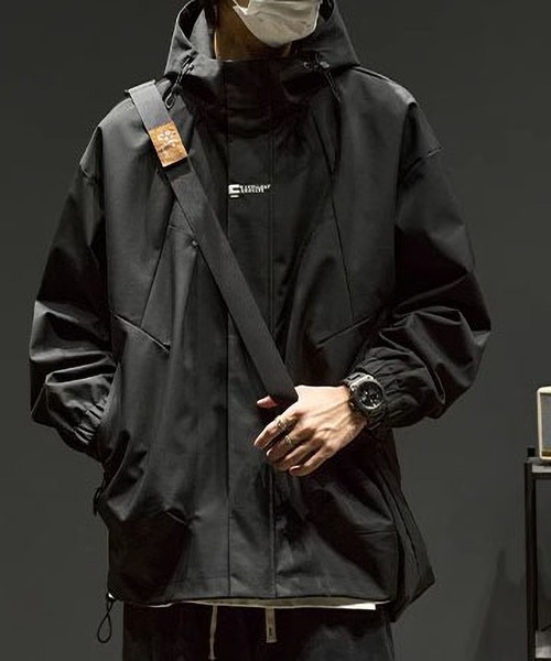 BLANC FICELLE ナイロンブルゾン M ブラック メンズ : ZOZOTOWN Yahoo