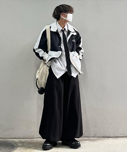 「Snap club」 ナイロンブルゾン M ブラック レディース_画像2