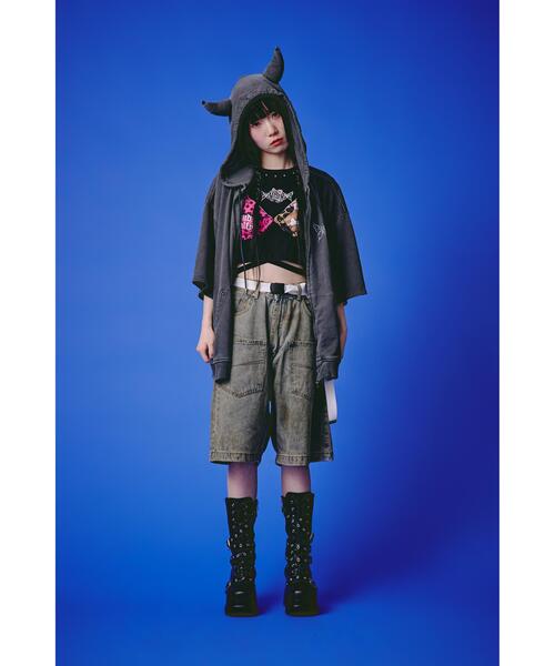 KRY clothing ガルフィーコラボ　ラグランTシャツ　地雷系 GALFY（ガルフィー） tシャツ GALFY/ガルフィー/「LHP EXCLUSIVE」地雷