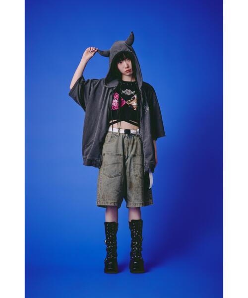 KRY clothing ガルフィーコラボ　ラグランTシャツ　地雷系 GALFY（ガルフィー） tシャツ GALFY/ガルフィー/「LHP EXCLUSIVE」地雷
