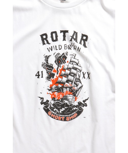 「ROTAR」 半袖Tシャツ LARGE ブラック メンズ_画像3