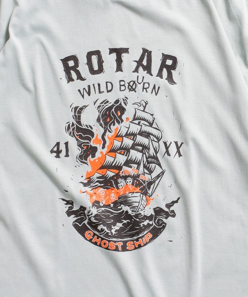 「ROTAR」 半袖Tシャツ LARGE ブラック メンズ_画像5