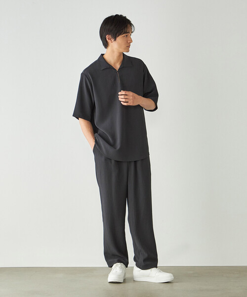 adnym スラックス　ワイド COMME CA ISM（コムサイズム） ワイドパンツ スラックス