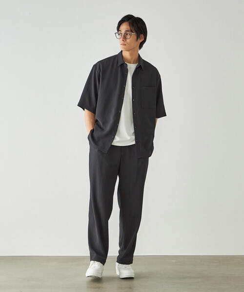 COMME CA ISM（コムサイズム） ワイドパンツ スラックス