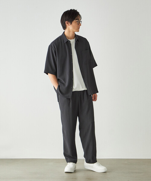 COMME CA ISM（コムサイズム） ワイドパンツ スラックス