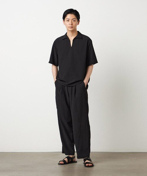 COMME CA ISM（コムサイズム） ワイドパンツ スラックス