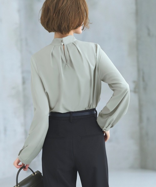 「RUIRUE BOUTIQUE」 長袖ブラウス S オフホワイト レディース_画像8