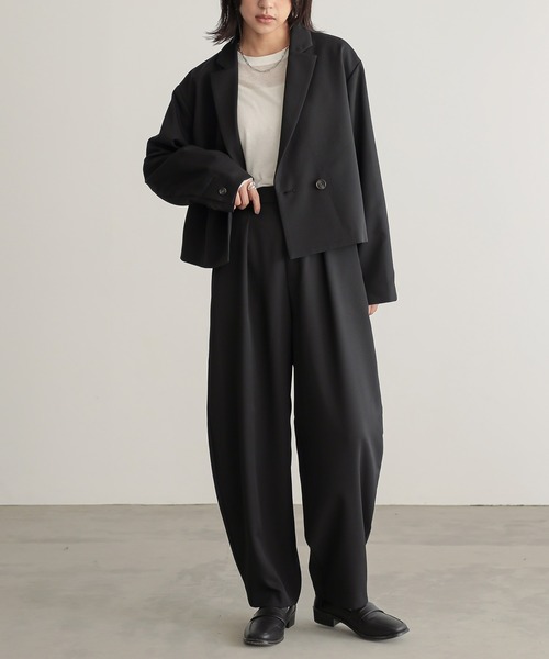 「for/c」 パンツ L ブラック レディース_画像4