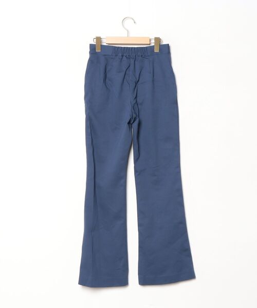 「B7」 ブーツカットパンツ 38 ネイビー レディース_画像2