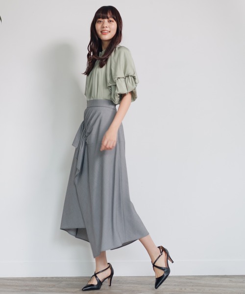「LADYMADE」 半袖ブラウス FREE オフホワイト レディース_画像3