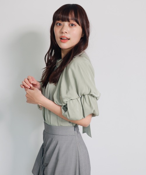 「LADYMADE」 半袖ブラウス FREE オフホワイト レディース_画像5