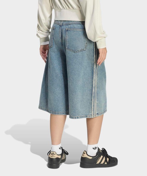 adidas（アディダス） ハーフパンツ ワイドパンツ ジーンズ デニム