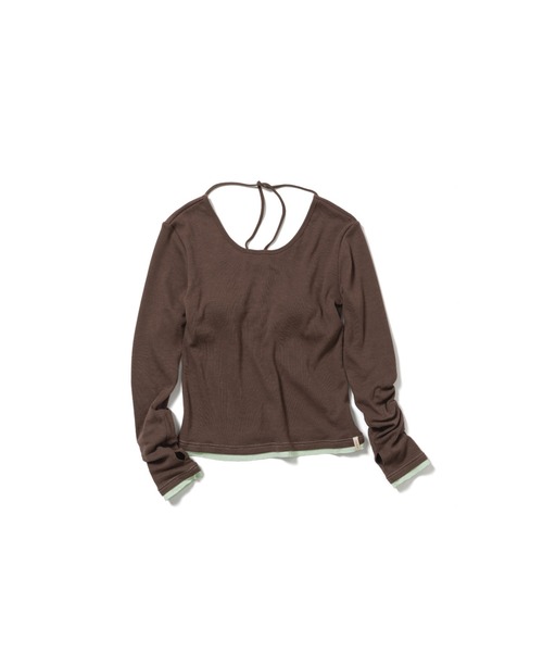 「PAMM」 長袖カットソー 2 パープル レディース_画像4