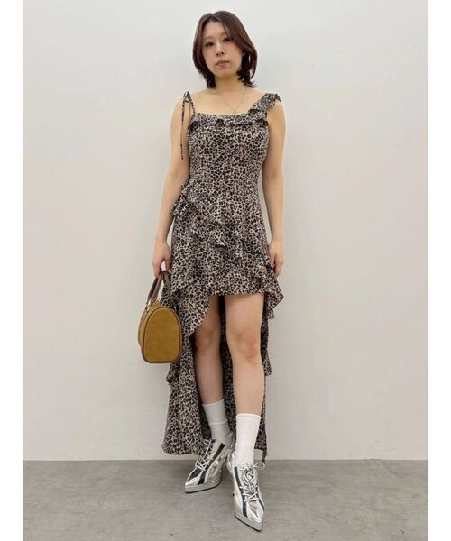 EVRIS（エヴリス） ワンピース 「SNS万バズワンピ」フリルショルダー