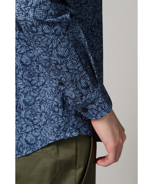 「HIGH STREET」 長袖シャツ LL ベージュ メンズ_画像9