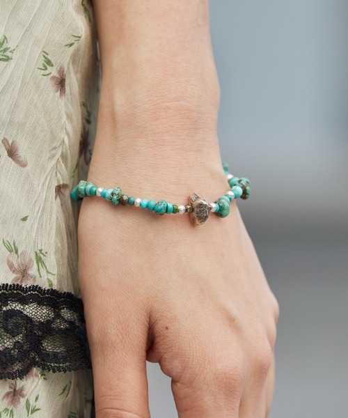 SunKu（サンク） ブレスレット Natural Stone Turquoise Beads