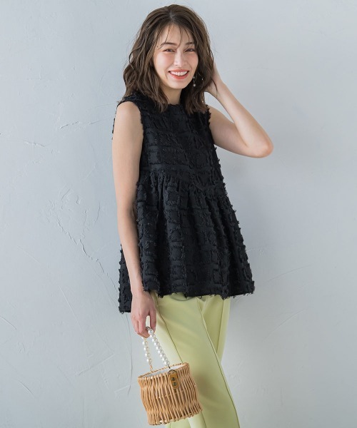 「ketty」 ノースリーブブラウス M ブラック レディース_画像3