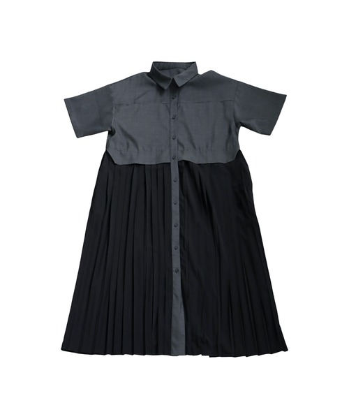 antiqua（アンティカ） ドッキングワンピース ONESIZE ブラック