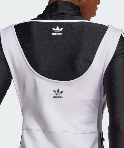 「adidas」 サロペットスカート X-LARGE ブラック レディース_画像6
