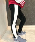 パンツ ラインストレッチスムーススキニーパンツ...の詳細画像4