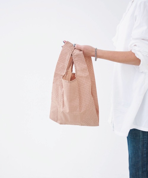 392 plus m エコバッグ Square Bag MINI - check 731713 : ZOZOTOWN