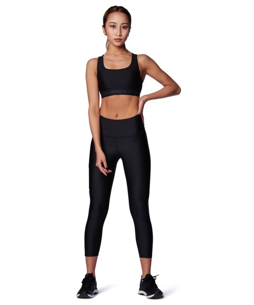 新品未使用タグ付きUnder Armour スポーツブラとレギンスセット L UNDER ARMOUR スポーツブラ UAクロスバック ブラ ミディアム
