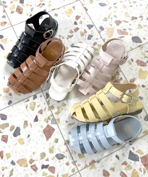 サンダル フラットソールのキッズグルカサンダル|ZOZOTOWN PayPayモール店|23