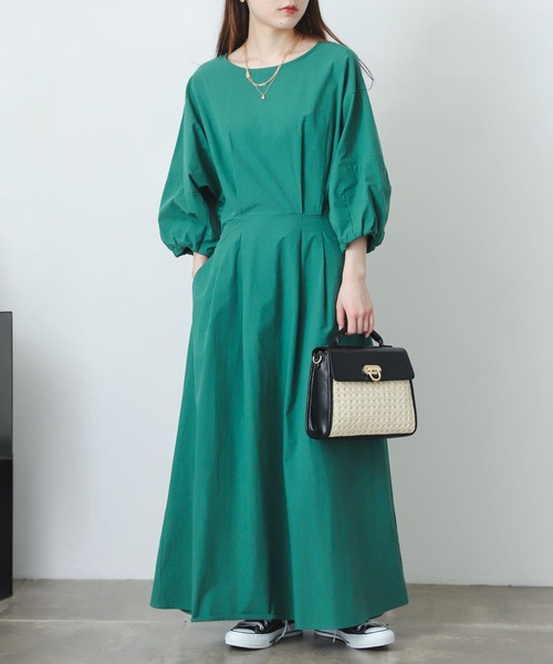 トレンド ワンピース ボリュームスリーブウエストタックワンピース Zozotown Paypayモール店 通販 Paypayモール ップ