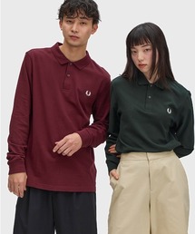 【美品】FRED PERRY フレッドペリー ポロシャツ FRED PERRY（フレッドペリー） 長袖 ポロシャツ M3636 国内正規品
