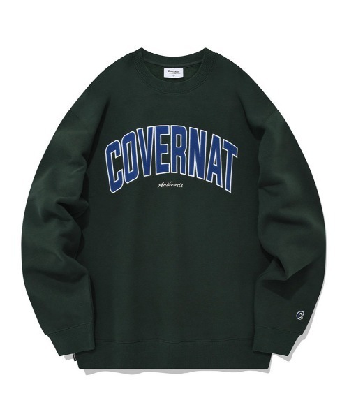 スウェット・トレーナー COVERNAT Arch Logo Man to Man Charcoal COVERNAT トレーナー スウェット 「COVERNAT」ARCH LOGO