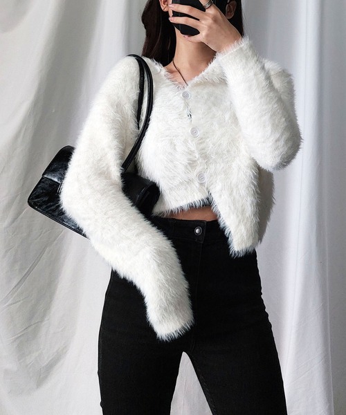 me+em select（ミームセレクト） カーディガン 「 9color 」アシメ