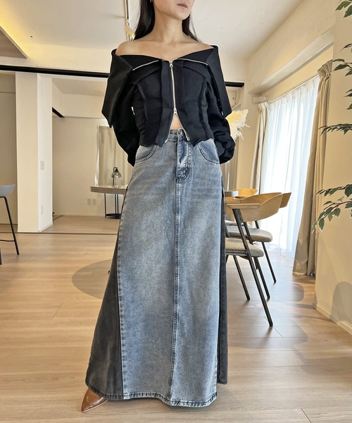 送料込/関税込■ZIMMERMANN■フリルマキシスカート クレイジーチェックフリルスカート[品番：MKSW0052227]｜jouetie