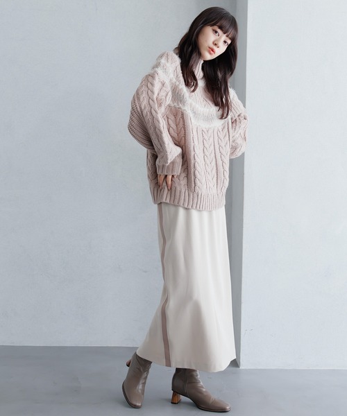 LADYMADE（レディメイド） ニット セーター ラメフェザーケーブル