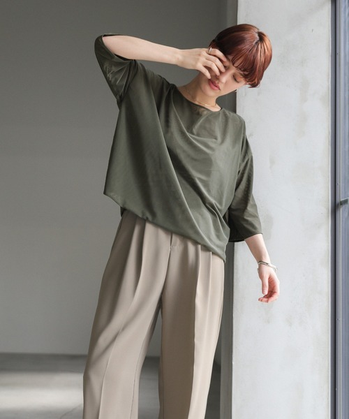 select MOCA（セレクトモカ） tシャツ リバーシブルシアーハーフ
