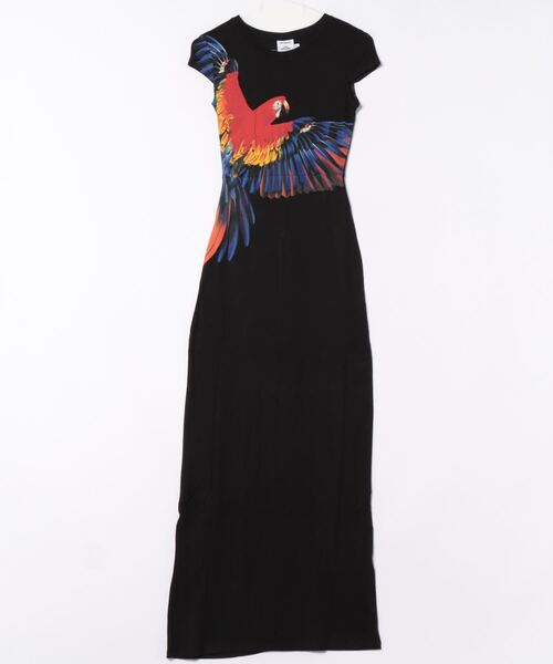 Desigualワンピース Desigual x Tyler McGillivary】ミディ丈フラワードレス