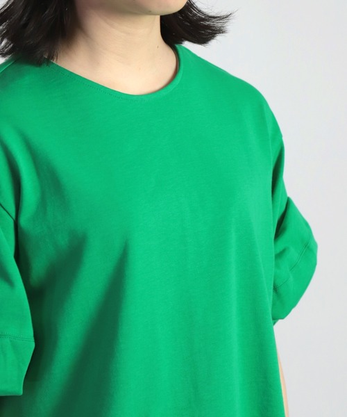 tシャツ 「 OWLEYE by domingo / アウルアイ 」 コットン天竺ボリュームスリーブトップス レディース OWLEYE by domingo tシャツ 「 / アウルアイ 」 コットン天竺