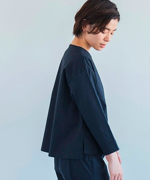 新品未使用　mybeautifullandlet ノーカラーシャツジャケット ノーカラージャケット 2サイズ ブラック 0610BK | iichi 日々の