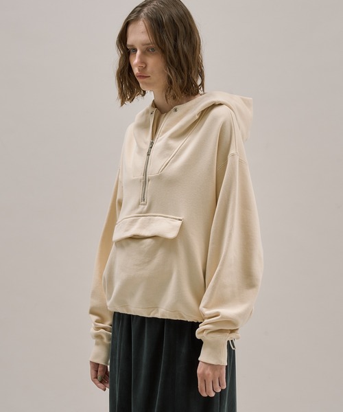 石原さとみ着用 24SS PUBLIC TOKYO アノラックスウェットパーカー PUBLIC TOKYO パーカー アノラックスウェットパーカー 石原