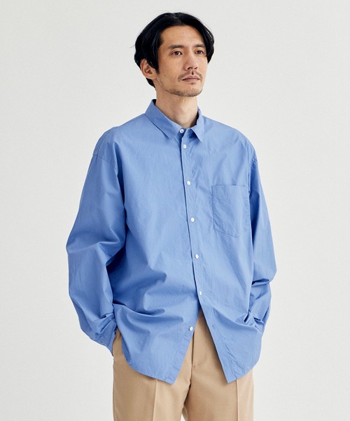 ATON シャツ 「ATON/エイトン」SUVIN BROAD WASHED SHIRT/スヴィン