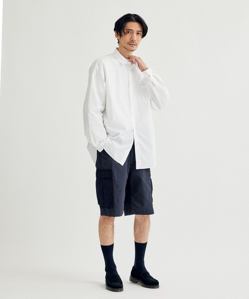 ATON（エイトン） シャツ 「ATON/エイトン」SUVIN BROAD WASHED SHIRT