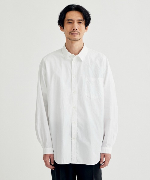 ATON（エイトン） シャツ 「ATON/エイトン」SUVIN BROAD WASHED SHIRT